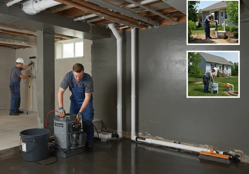 Basement Waterproofing and Flood Prevention process in Sansom Park, TX